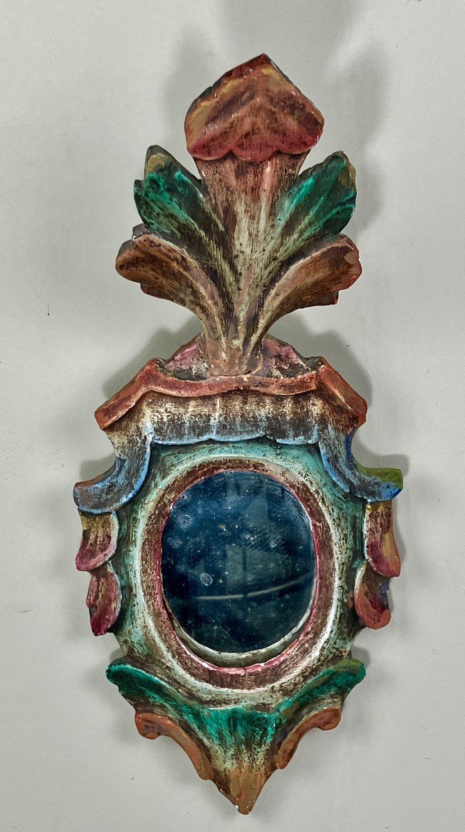Paire de miroirs en applique XIXème.-photo-2