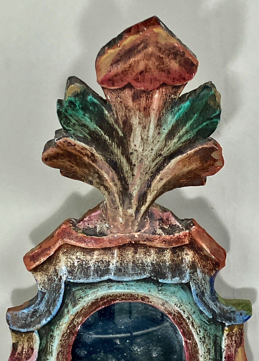 Paire de miroirs en applique XIXème.-photo-1
