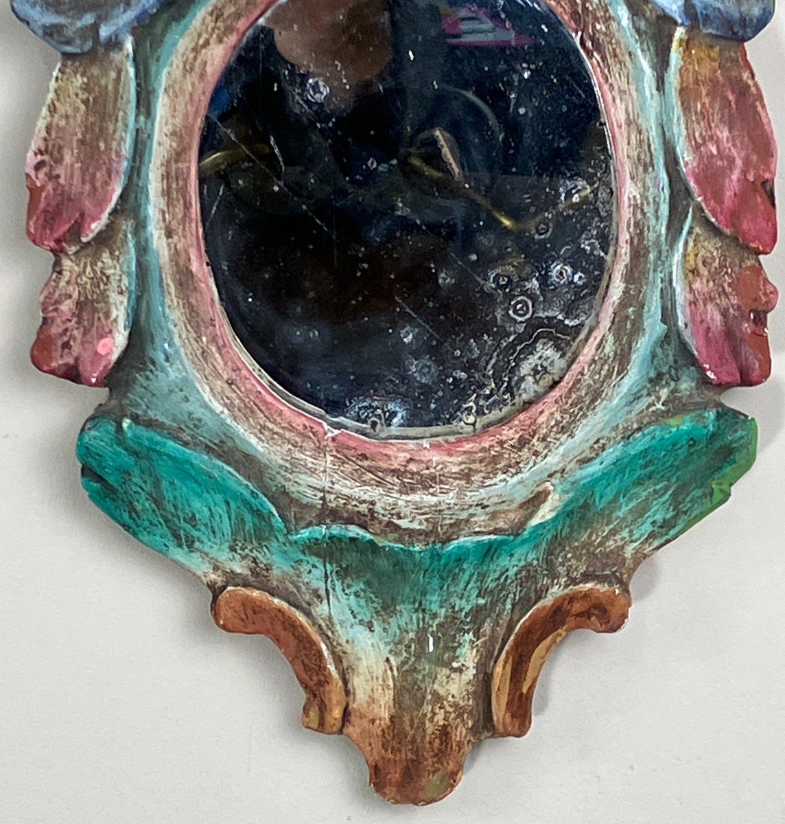 Paire de miroirs en applique XIXème.-photo-2