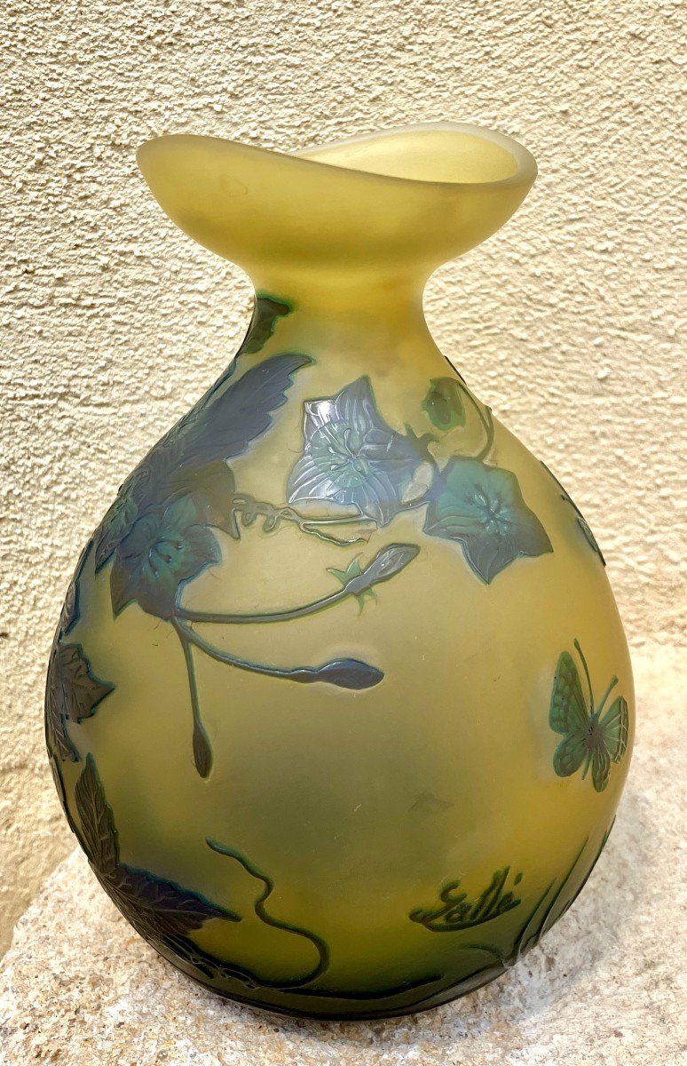 “gallé” Gourd Vase-photo-1