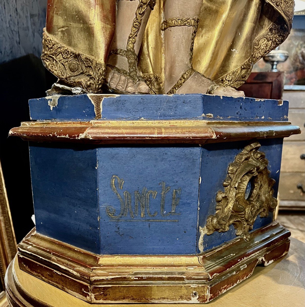 Religious Sculpture From Saint Tropez.-photo-5