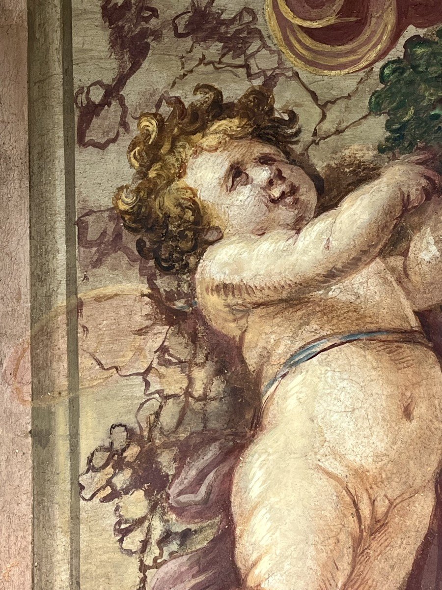 Peintures ornementales du XVIIIe siècle.-photo-1
