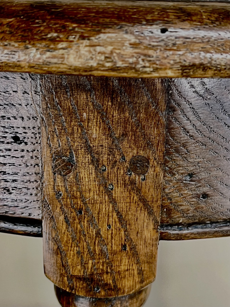 Pair Of 19th Century Stools Or Cantor's Stools.-photo-4