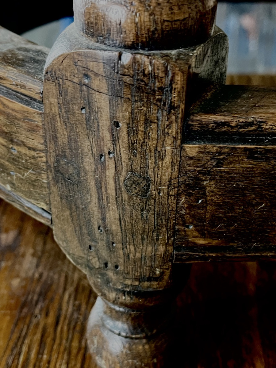 Pair Of 19th Century Stools Or Cantor's Stools.-photo-5