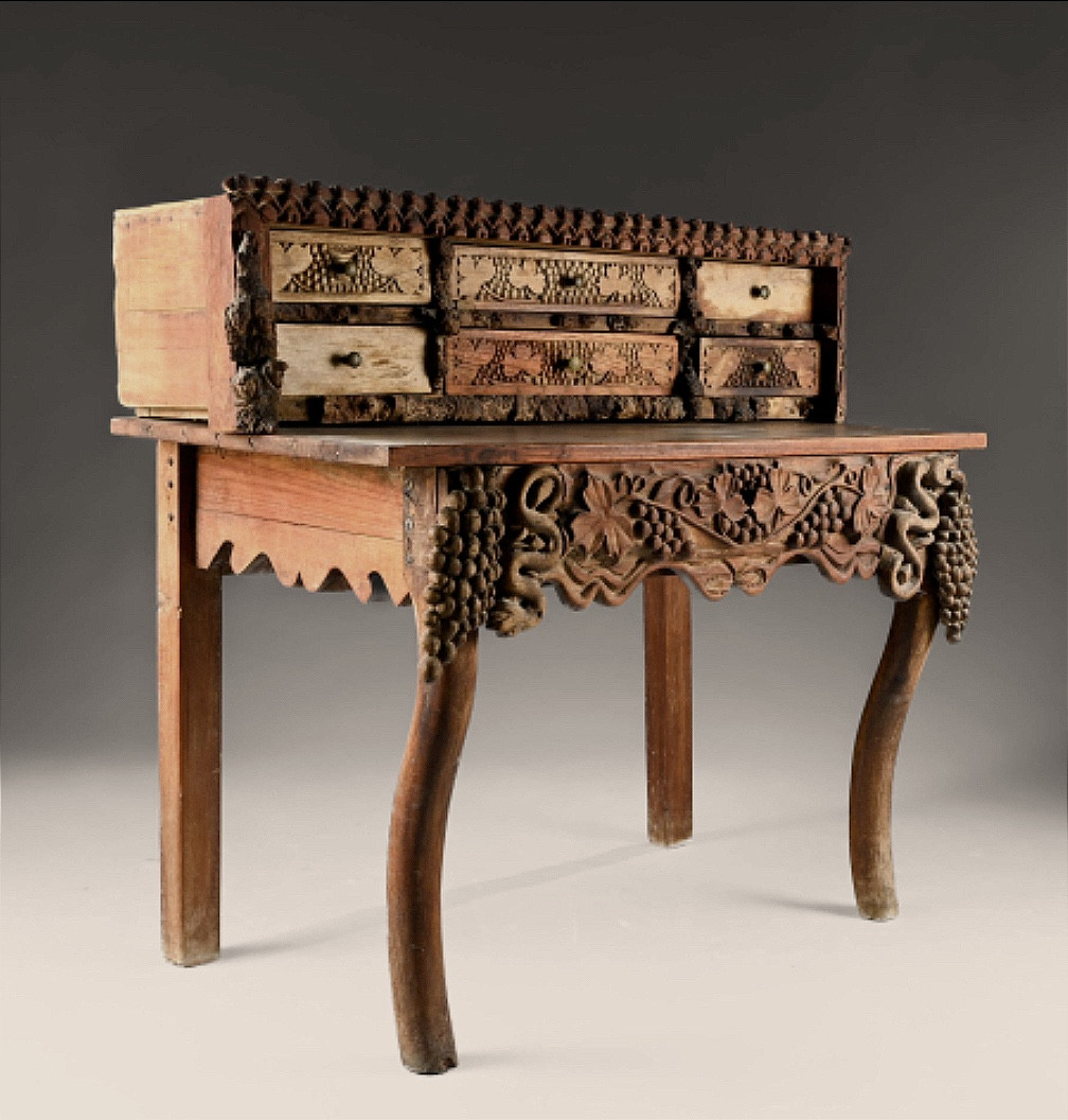 Folk Art 19th Century Stepped Desk.-photo-8