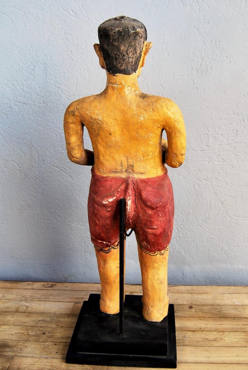 Statue Chinoise terre-cuite-photo-2