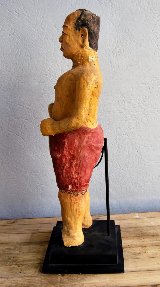 Statue Chinoise terre-cuite-photo-3