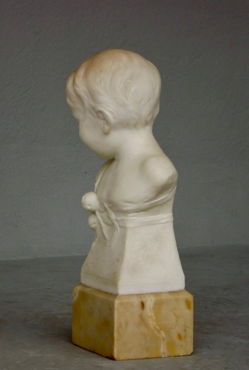 19th Century Marble Bust-photo-2