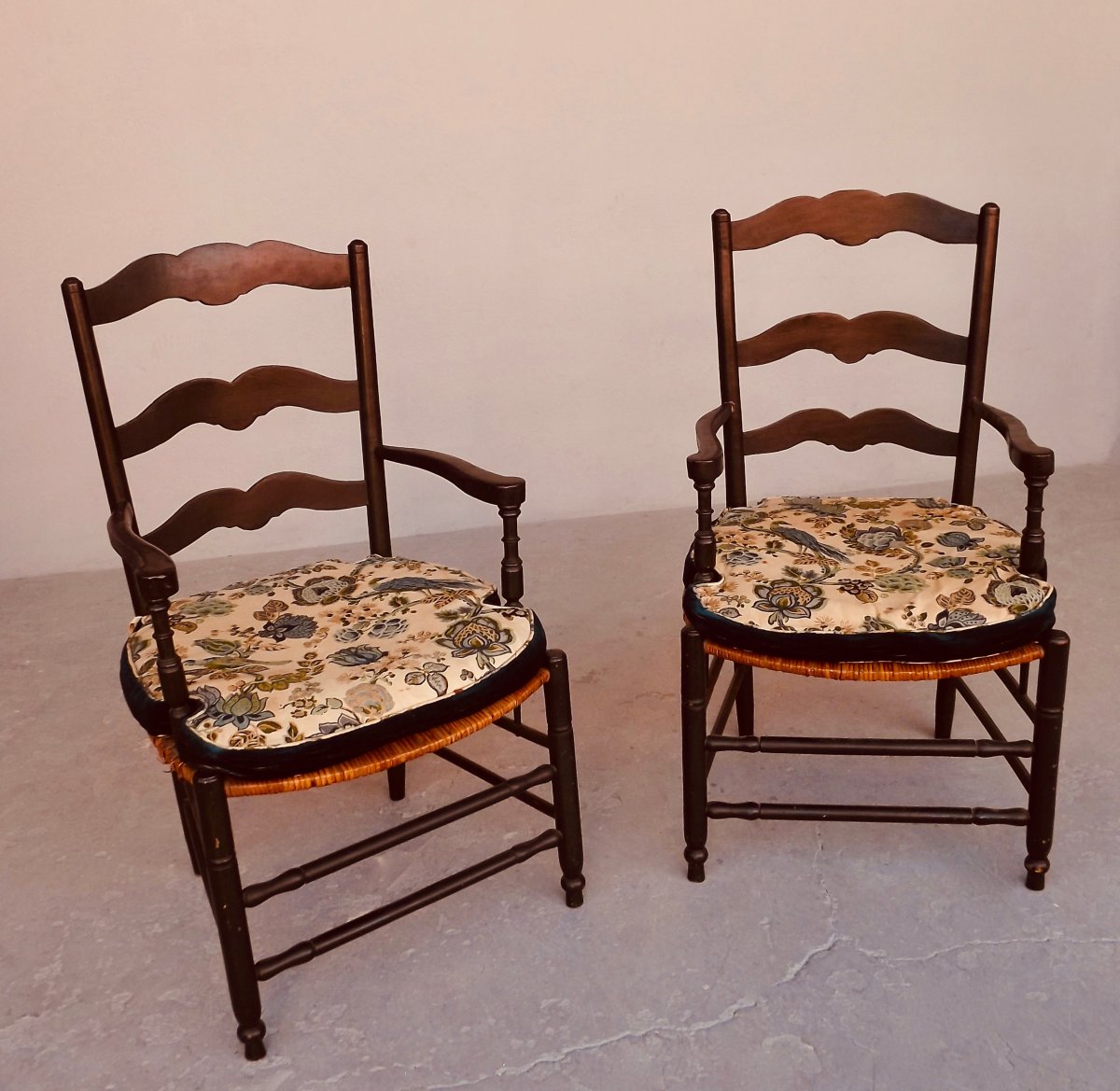 Pair Of Provençal Armchairs Late Nineteenth-photo-2