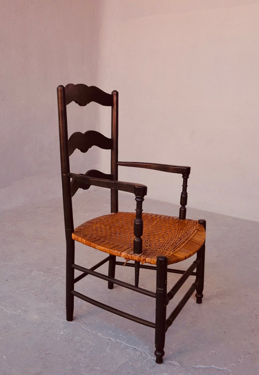 Pair Of Provençal Armchairs Late Nineteenth-photo-2