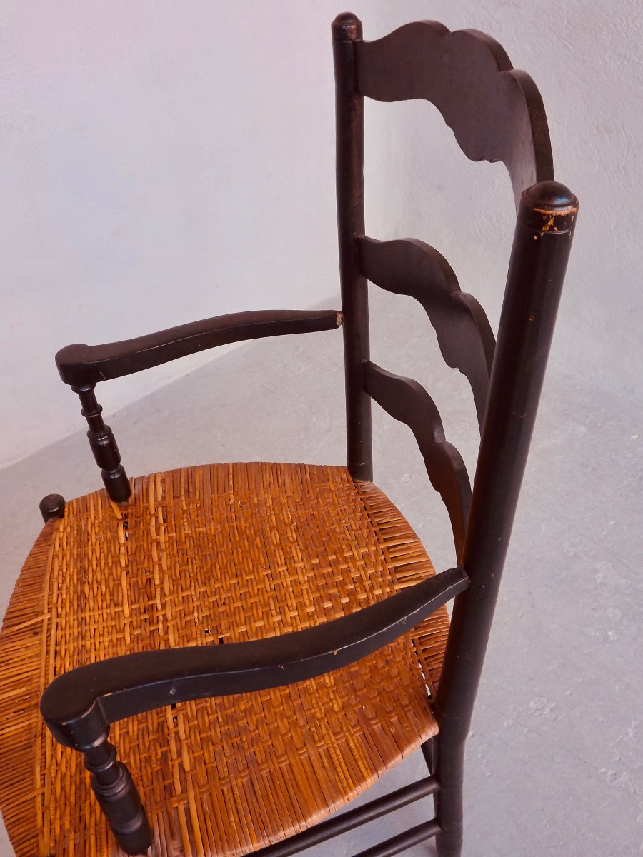 Pair Of Provençal Armchairs Late Nineteenth-photo-7
