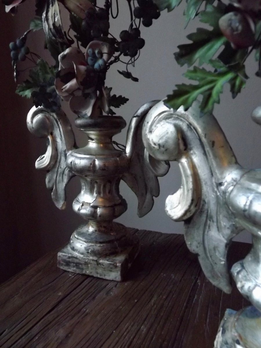 Paire de Bouqueti&egrave;res d&eacute;but du XIXe si&egrave;cle-photo-3