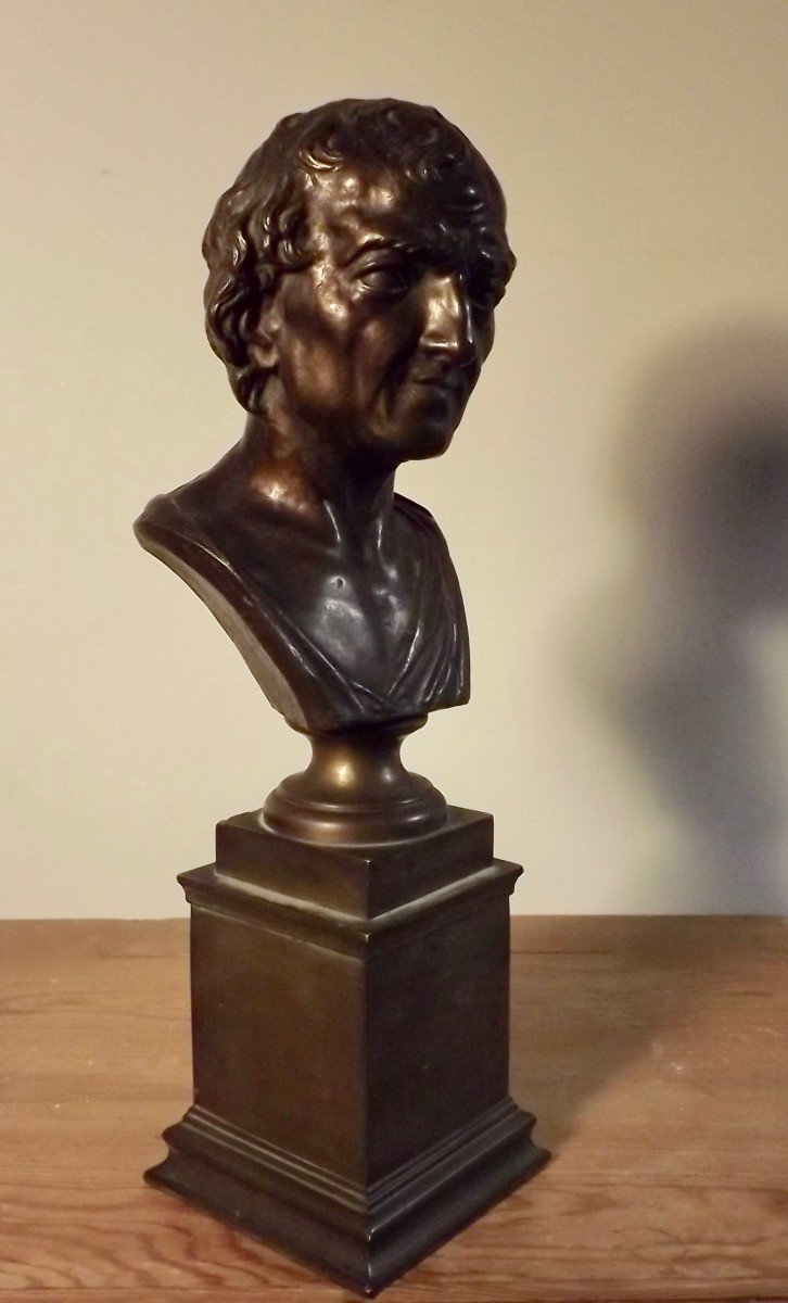 19th Century Bust Of Voltaire-photo-1