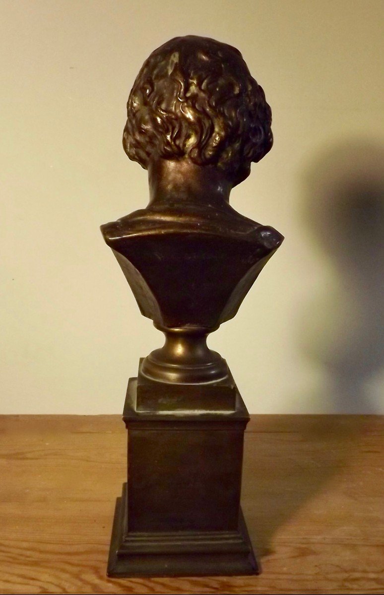 19th Century Bust Of Voltaire-photo-3