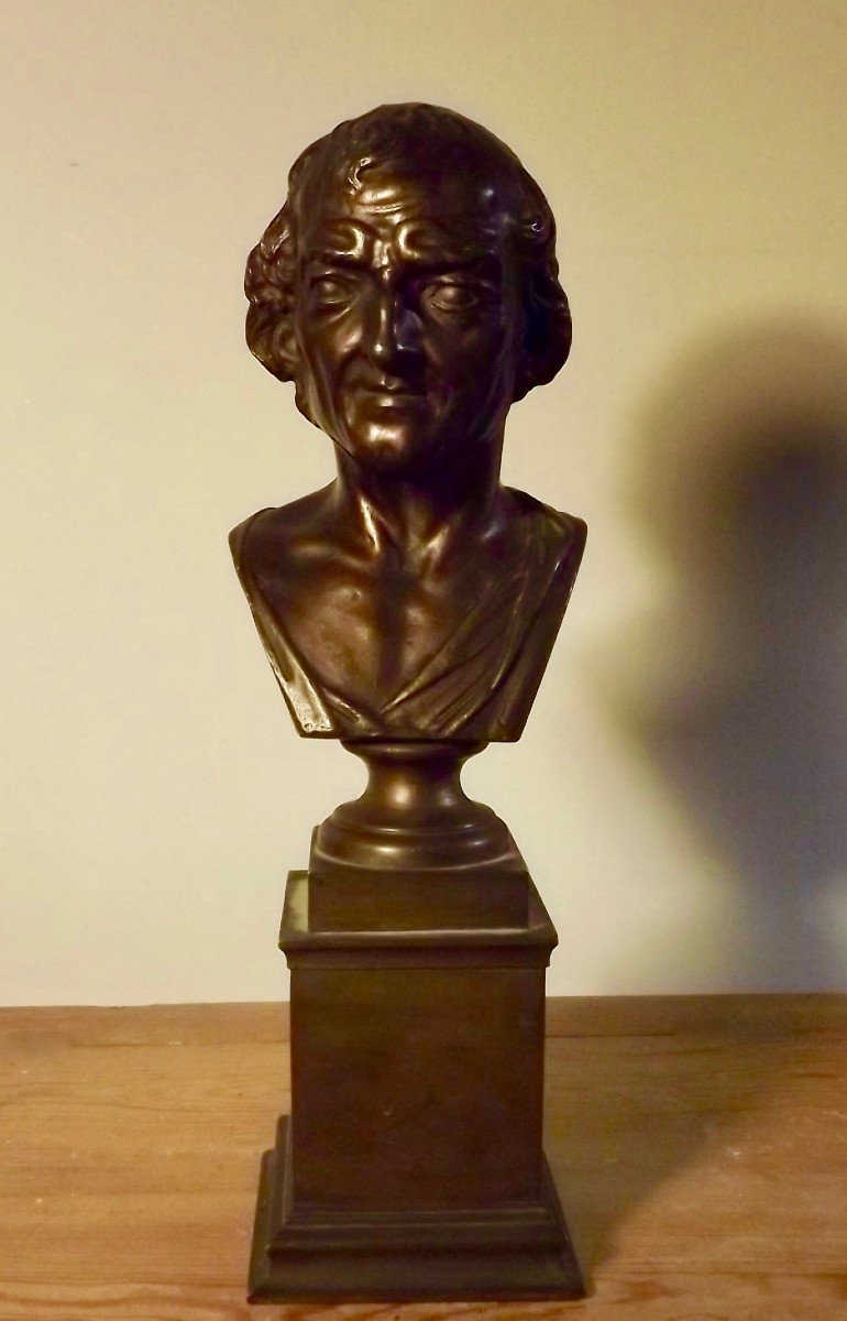 19th Century Bust Of Voltaire