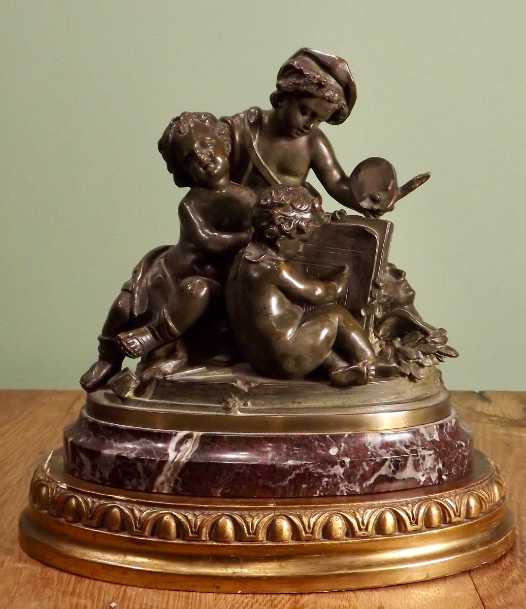 Groupe en bronze de Louis-Valentin Elias ROBERT