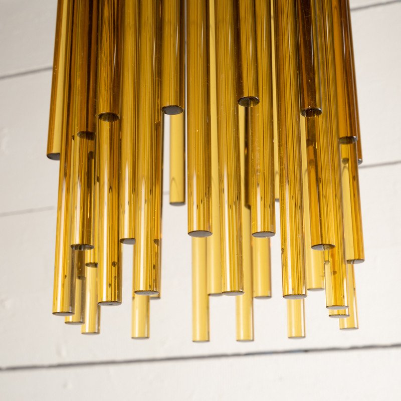 Pair Of Vistosi Crystal Chandeliers-photo-4