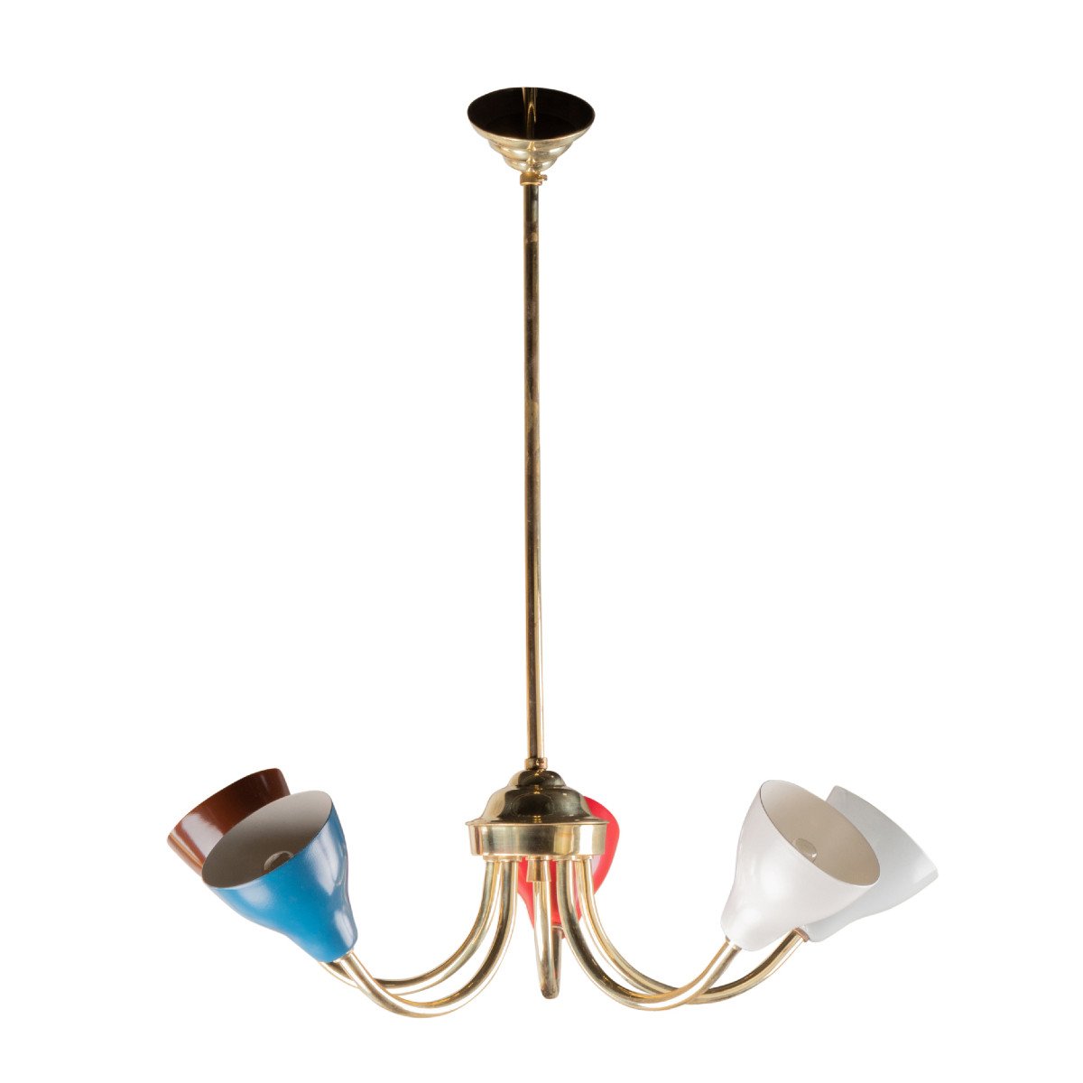 Paire De Lustre Stilnovo 1960-photo-2