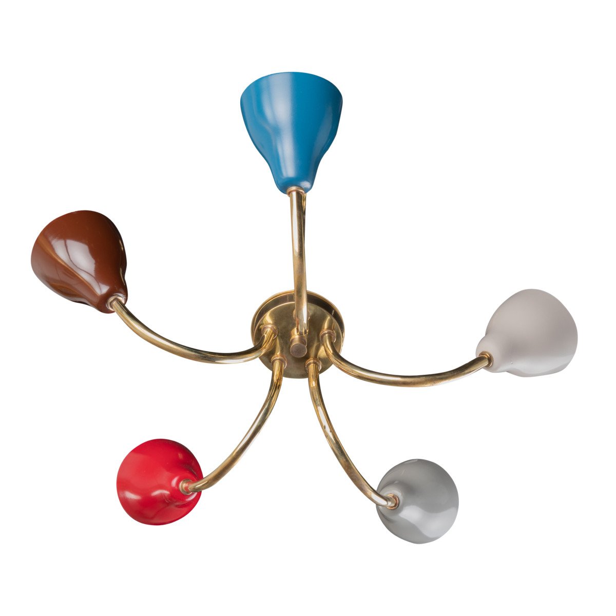 Paire De Lustre Stilnovo 1960-photo-4
