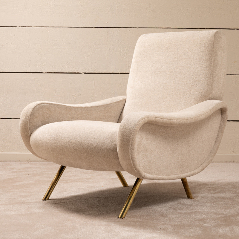 Paire De Fauteuils De Marco Zanuso "lady"-photo-2