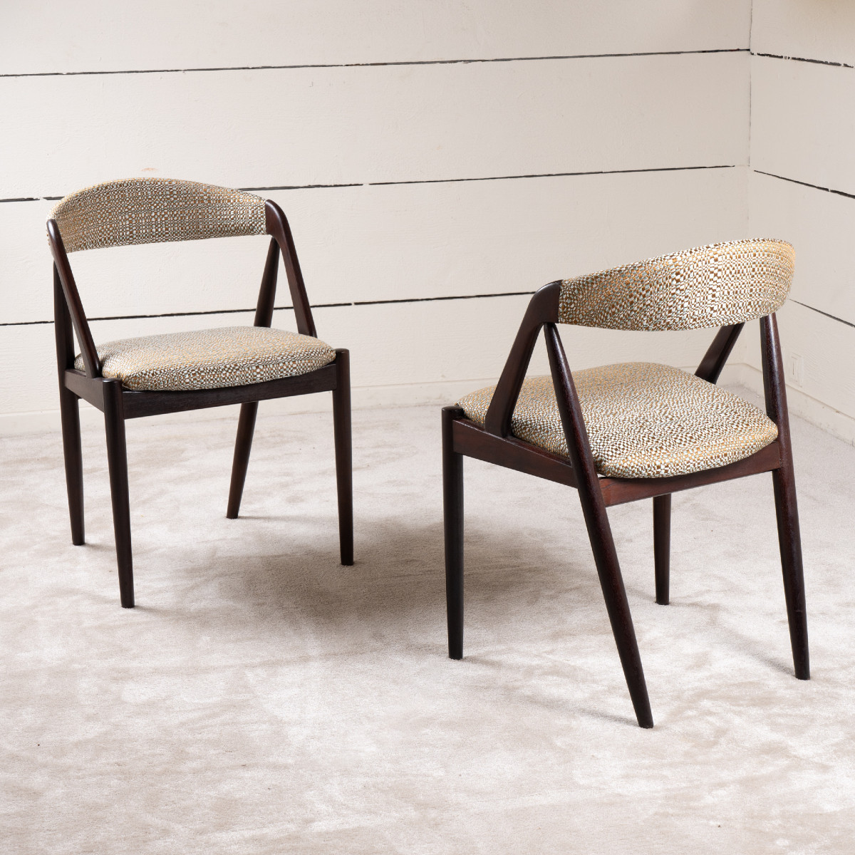 Bel ensemble de 10 chaises en palissandre de Kai Kristiansen-photo-2