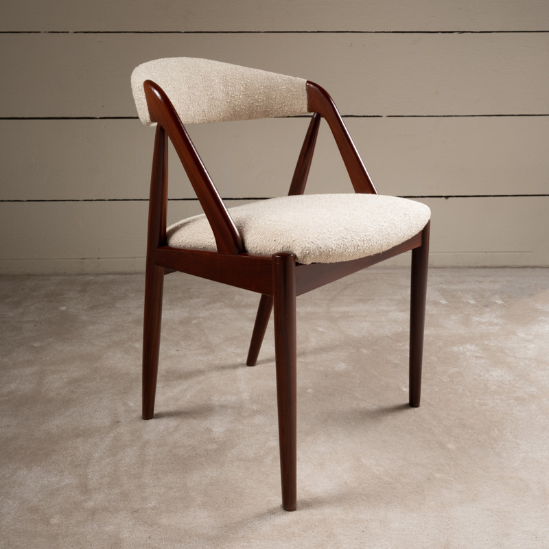 1960 Set Of 4 Kai Kristiansen Teak Chairs-photo-2