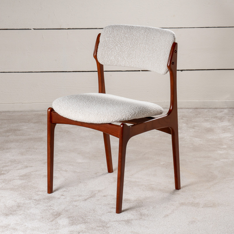 Beautiful Set Of 12 Scandinavian Chairs In Teak-photo-4