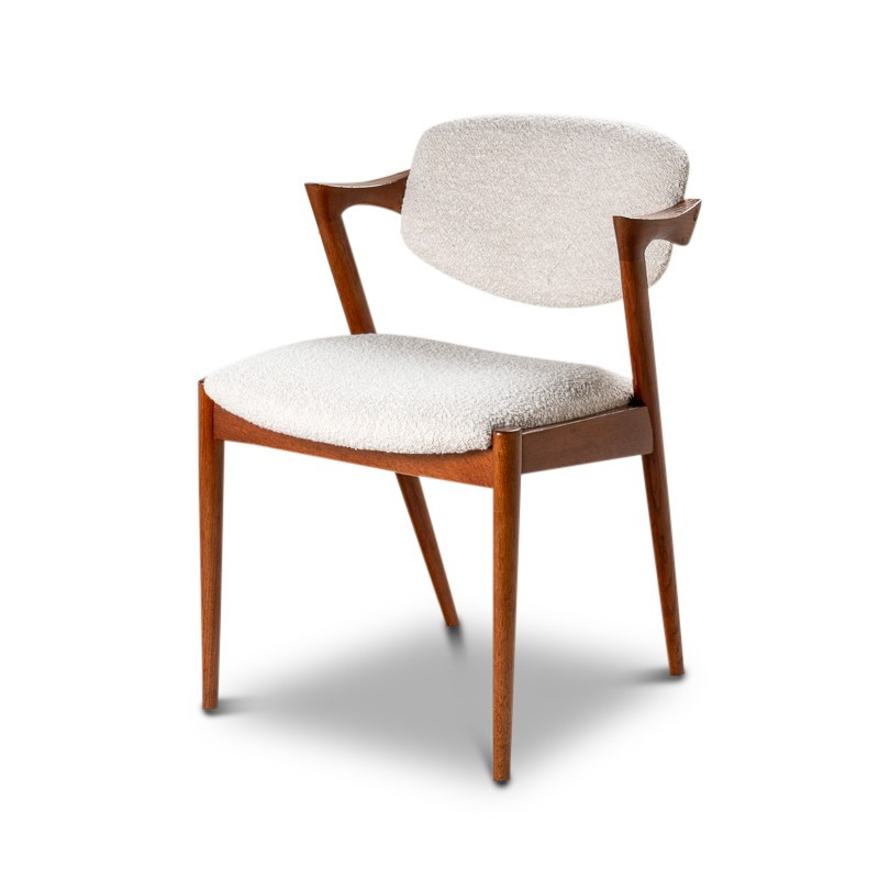 Set Of 8 Scandinavian Teak Chairs, 1960s-photo-4