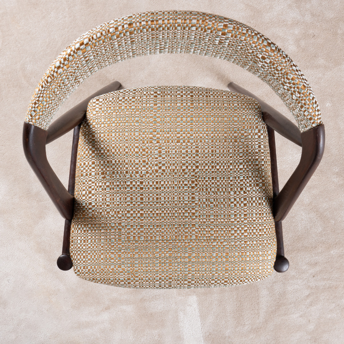 Set Of 4 Kai Kristiansen Dark Teak Chairs-photo-4