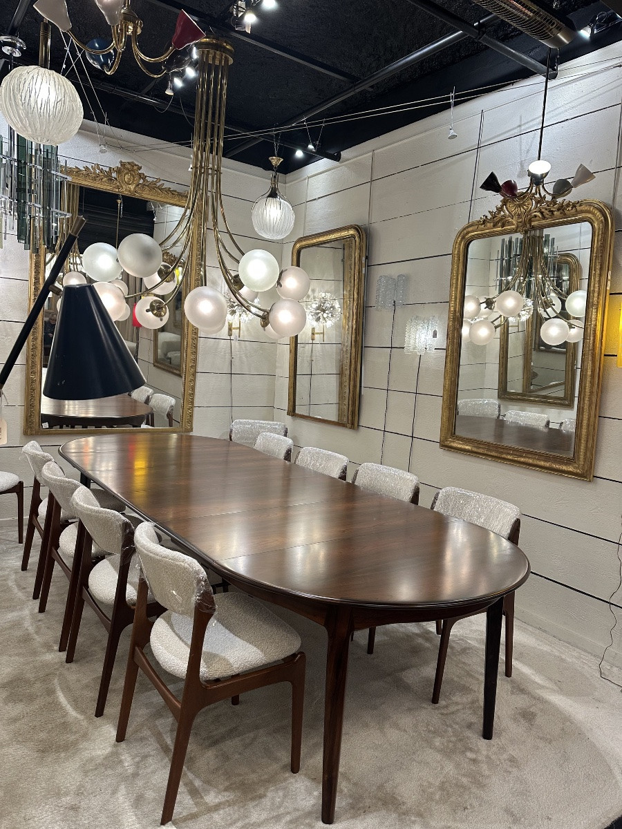 Table scandinave en palissandre pour 12 personnes-photo-4