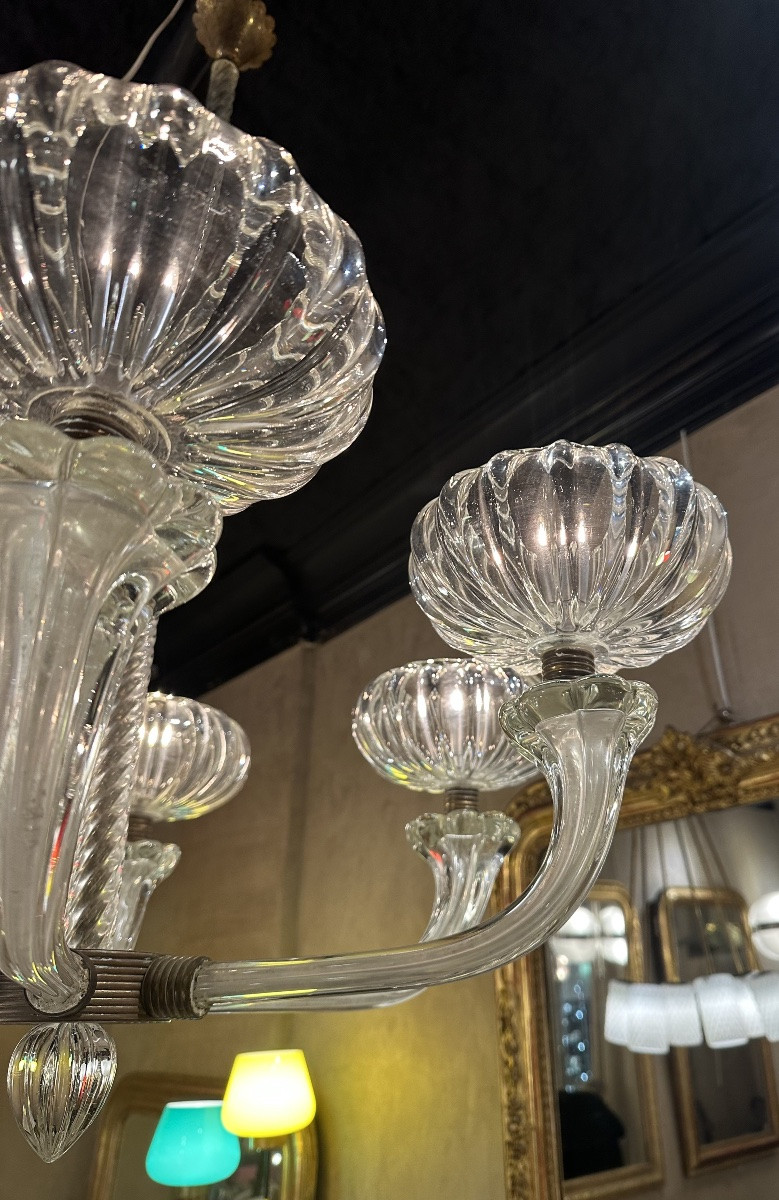 Elegant Italian Chandelier From The 1950s-photo-2