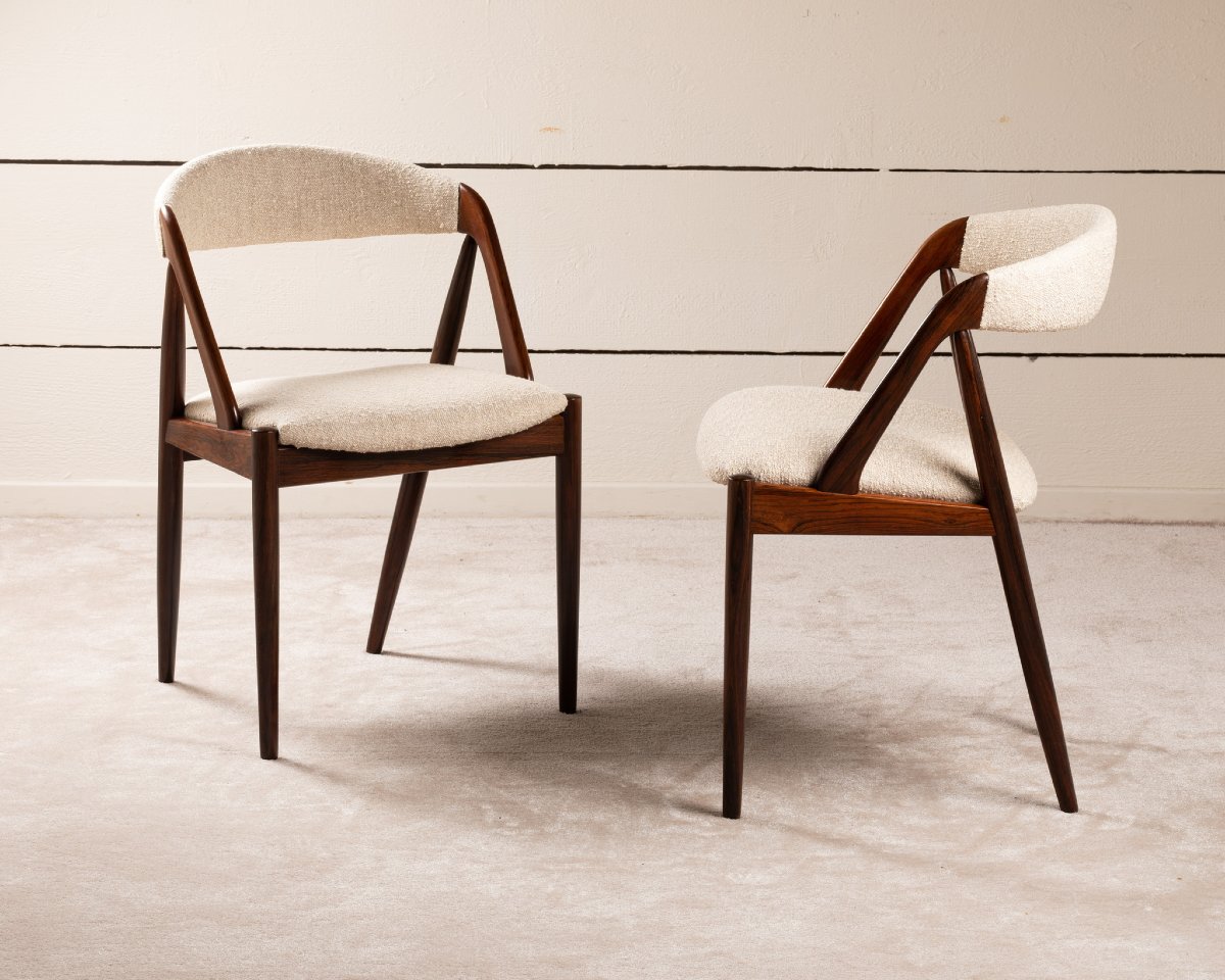 8 Scandinavian Rosewood Chairs-photo-4