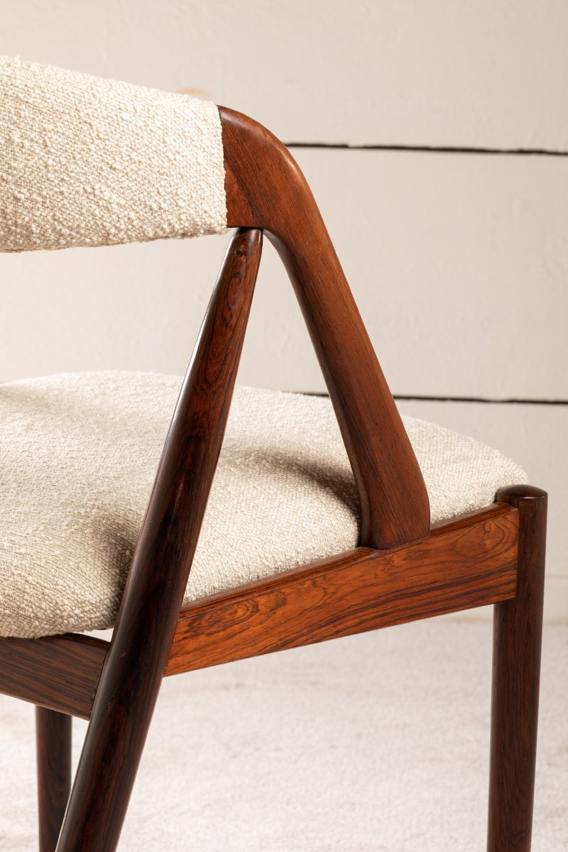 6 Scandinavian Rosewood Chairs-photo-2