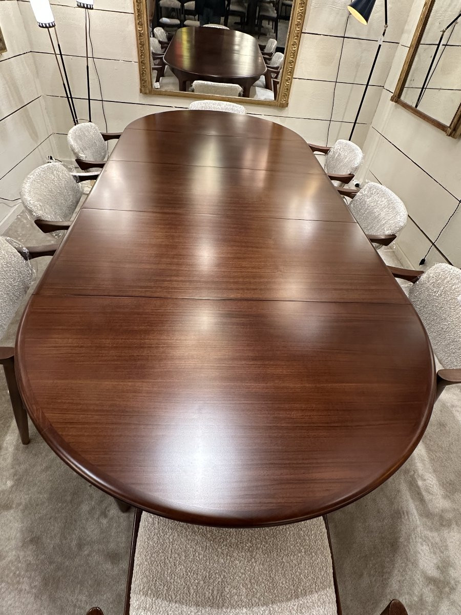 Table scandinave en teck 8 personnes-photo-2