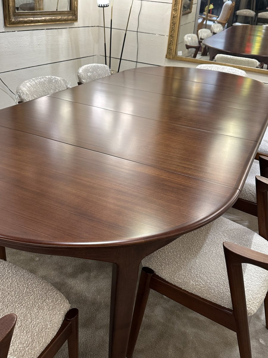 Table scandinave en teck 8 personnes-photo-3
