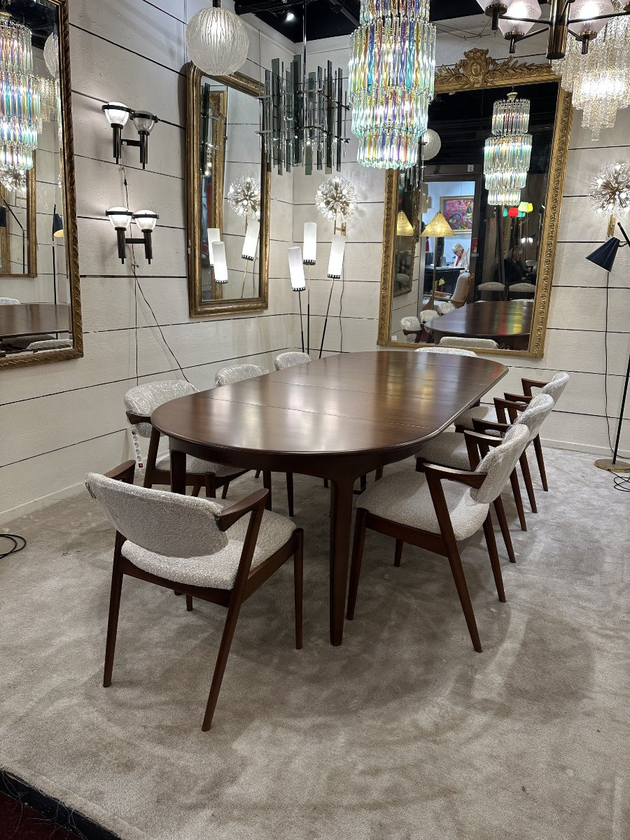 Table scandinave en teck 8 personnes-photo-4