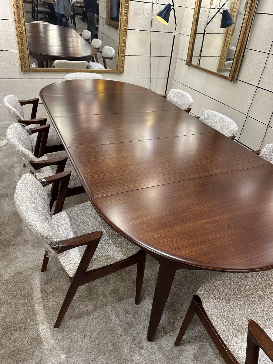 Table scandinave en teck 8 personnes-photo-1