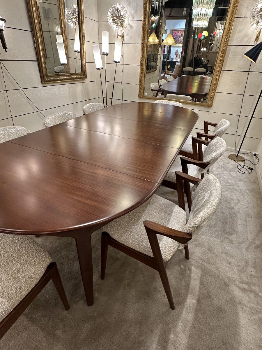 Table scandinave en teck 8 personnes-photo-3