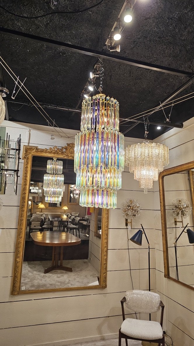 1970 Murano Rainbow Chandelier