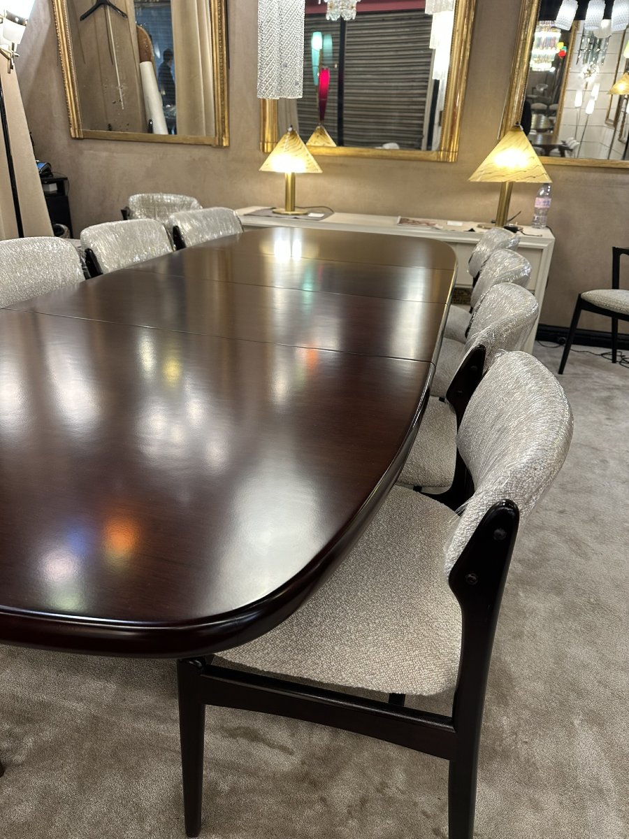 1960 Scandinavian Rosewood Table-photo-4