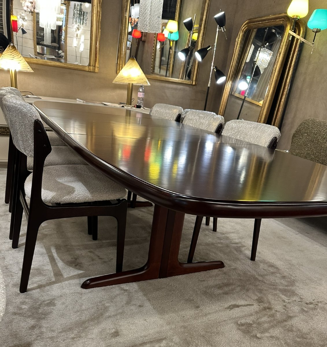 1960 Scandinavian Rosewood Table-photo-3