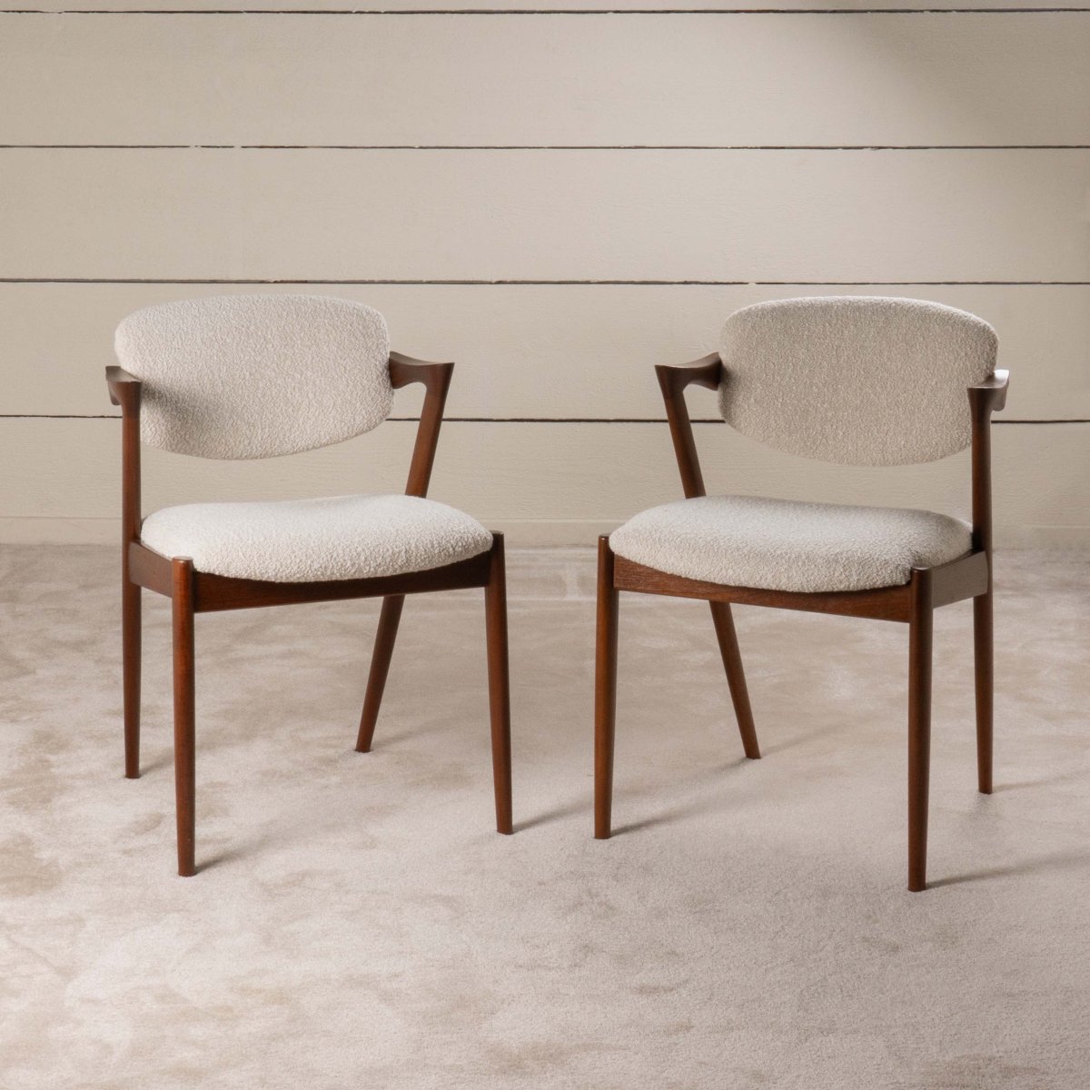 8 Scandinavian Teak Chairs 1960-photo-2