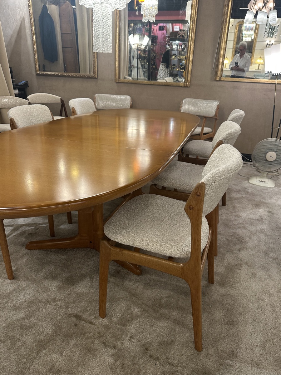 Grande table scandinave ovale -photo-2