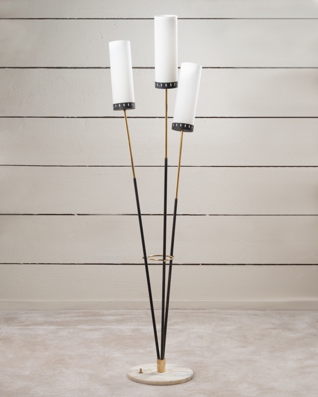 Lampadaire italien, 3 branches, 1970-photo-1