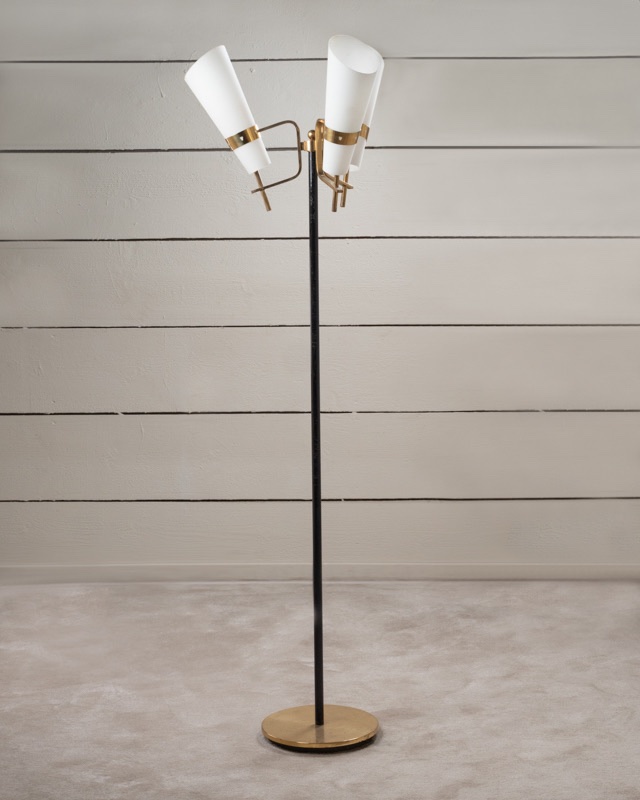 Italian Floor Lamp, 3 Cones, 20th Century-photo-2