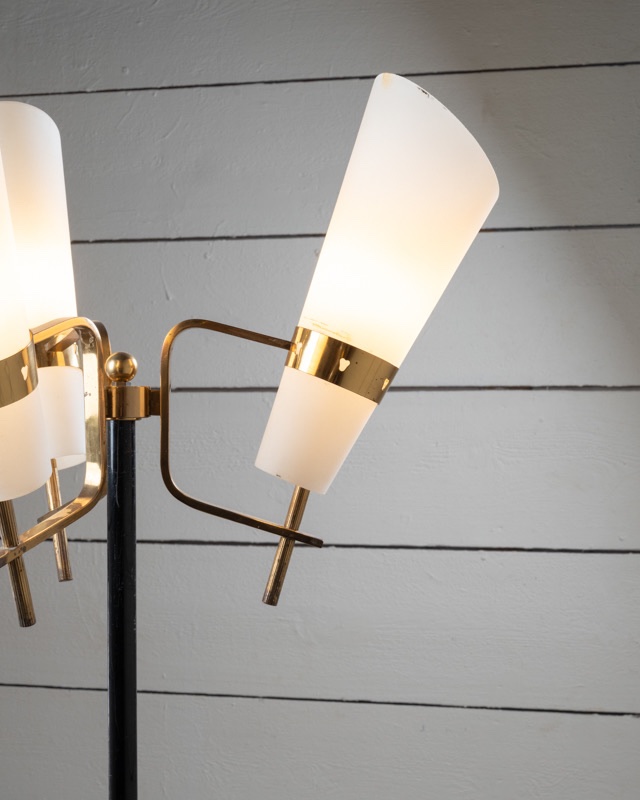 Italian Floor Lamp, 3 Cones, 20th Century-photo-1