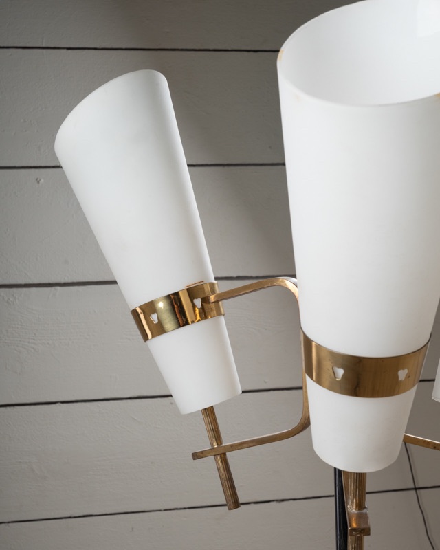 Italian Floor Lamp, 3 Cones, 20th Century-photo-2