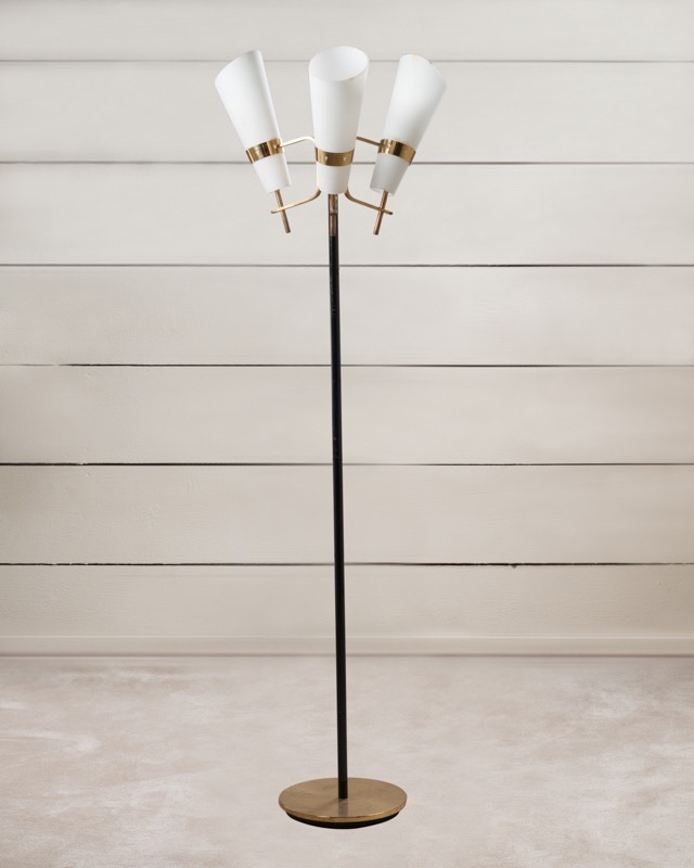 Italian Floor Lamp, 3 Cones, 20th Century-photo-4