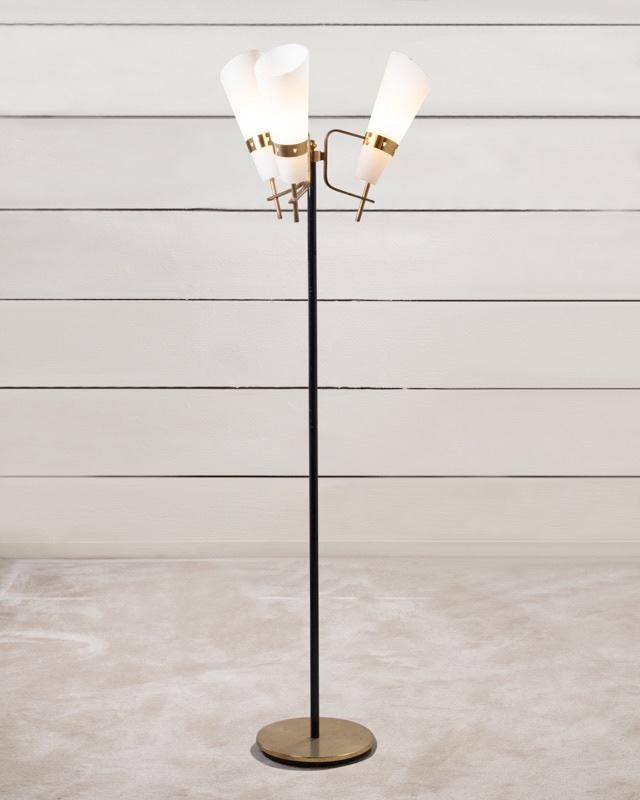 Italian Floor Lamp, 3 Cones, 20th Century