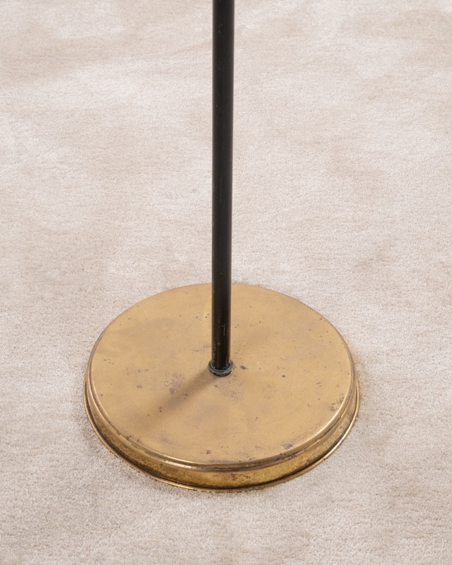 Lampadaire de Stilnovo en laiton doré, italien, années 70-photo-1
